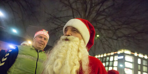Aarhus 1900 sidste træningstur omkring juletræet