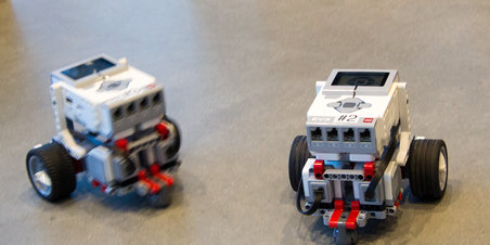 Mindstormrobotter i aktion!