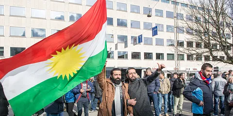 Demonstration på Rådhuspladsen