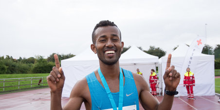 Aarhus Halvmarathon 2016 Start/Mål