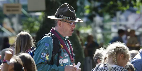 Spejderlejr i Friheden