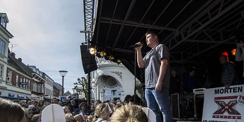 Morten Nørgaard fra X-Factor i Odder