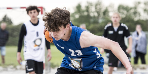 Beach håndbold Skæring