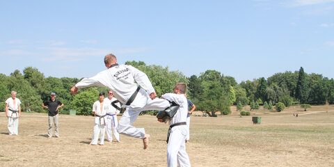 Taekwondo i mindeparken