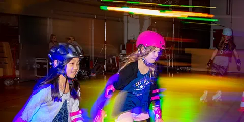 Rulleskøjtedisko i DGI huset