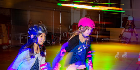 Rulleskøjtedisko i DGI huset