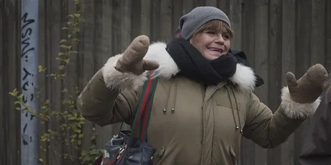 Byvandring med en hjemløs -Betty