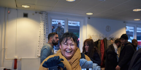 De hjemløses julefrokost