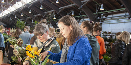 Forårs plantemarked på Godsbanen
