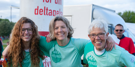 Ladywalk 2019 - fra området ved start og mål