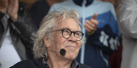 Niels Horup og Jørgen Leth på Salling Rooftop