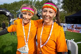 Ladies Mud Race, start/mål område
