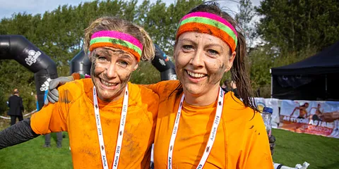 Ladies Mud Race, start/mål område