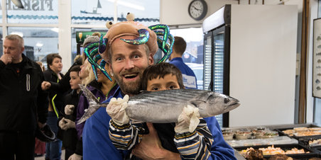 Fisk i børnehøjde