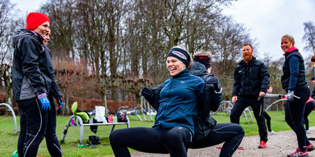 Lørdagstræning i Mindeparken med Coach Mølvad