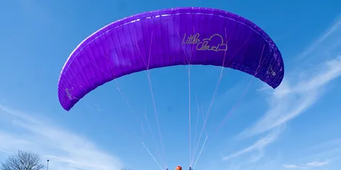 Paragliding ved Hotel Marselis