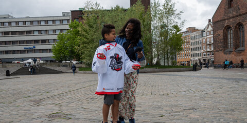 Hockey event på Bispetorv