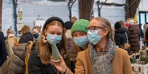 Julemarked på Godsbanen