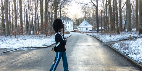 Vagtskifte på Marselisborg slot