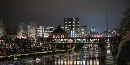 Århus Kano & Kajak Klubs årlige lucia optog