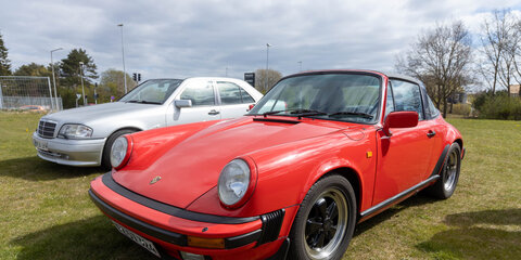 Søndags biltræf i Højbjerg