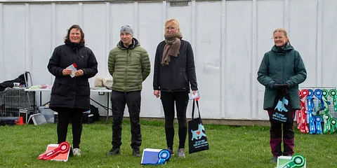 Rally Prøve i Dansk Kennel Klub i Vilhelmsborg