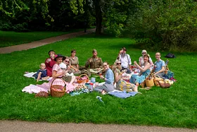 Vintage picnic I botanisk have Århus