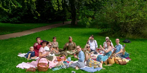 Vintage picnic I botanisk have Århus