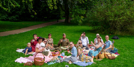 Vintage picnic I botanisk have Århus