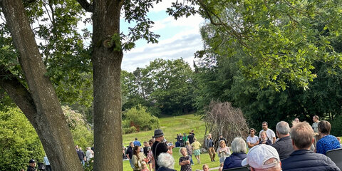 Skt. Hans i parken ved Holme Sognegård