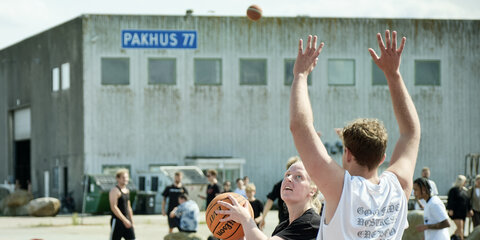 3x3 Streetbasket på Aarhus Ø