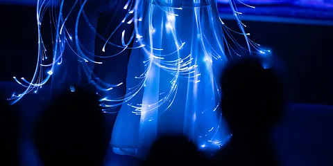 Blåt lys - en balinstallation