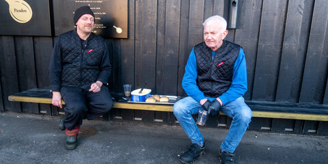 En stille morgen på havnen