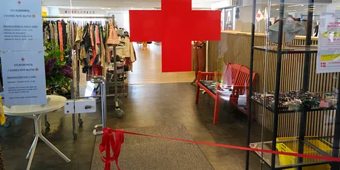Ny Røde Kors butik i Hinnerup