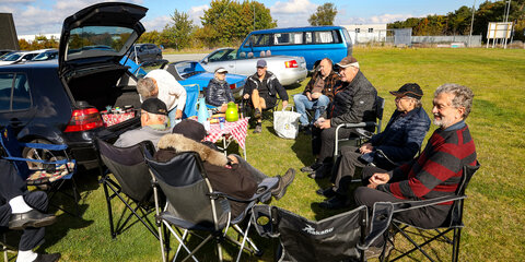 Søndags biltræf i Højbjerg
