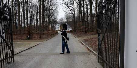 Vagt skift Marselisborg slot