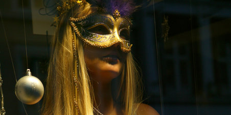 Levende undertøjsmodeller i Ryesgade